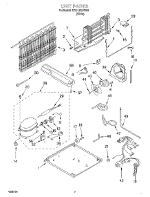 04 - Unit parts for Roper Refrigerator RT21LMXJW00 from AppliancePartsPros.com