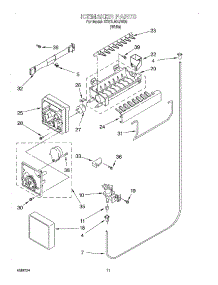 06 - Ice Maker, Optional parts for Roper Refrigerator RT21LMXJW00 from AppliancePartsPros.com