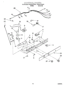 11 - Control parts for Roper Refrigerator RS22AQXGN01 from AppliancePartsPros.com