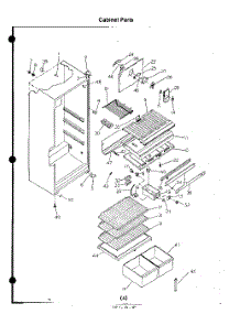 03 - Cabinet parts for Roper Refrigerator 8617W0A from AppliancePartsPros.com
