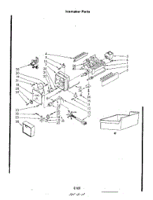 05 - Icemaker parts for Roper Refrigerator 8617W0A from AppliancePartsPros.com