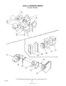 06 - Air And Control parts for Roper Refrigerator 8624W1B from AppliancePartsPros.com