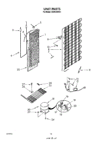 09 - Unit, Literature parts for Roper Refrigerator GSIW36WH1 from AppliancePartsPros.com
