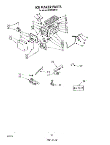 10 - Ice Maker parts for Roper Refrigerator GSIW36WH1 from AppliancePartsPros.com