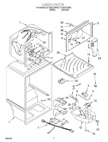 05 - Liner parts for Roper Refrigerator RT18AKXJN00 from AppliancePartsPros.com