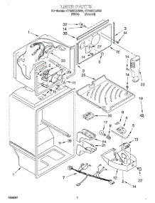 05 - Liner parts for Roper Refrigerator RT18DKXJN00 from AppliancePartsPros.com
