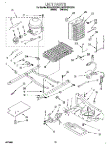 09 - Unit parts for Roper Refrigerator RS25AWXEW00 from AppliancePartsPros.com
