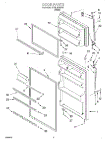 02 - Door parts for Roper Refrigerator RT16LMXEW00 from AppliancePartsPros.com