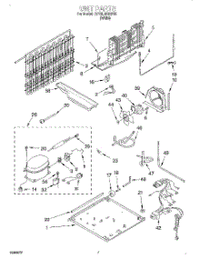 04 - Unit parts for Roper Refrigerator RT16LMXEW00 from AppliancePartsPros.com