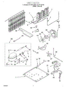 04 - Unit parts for Roper Refrigerator RT16VKXDW02 from AppliancePartsPros.com