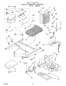 10 - Unit parts for Roper Refrigerator RS20AWXEN00 from AppliancePartsPros.com
