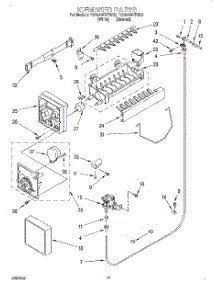11 - Icemaker, Lit / Optional parts for Roper Refrigerator RS20AWXEN00 from AppliancePartsPros.com