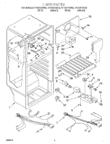 03 - Liner parts for Roper Refrigerator RT14DKXGN02 from AppliancePartsPros.com