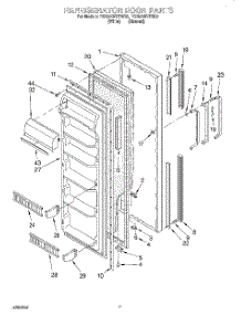 05 - Refrigerator parts for Roper Refrigerator RS20AWXEW00 from AppliancePartsPros.com
