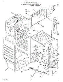 05 - Liner parts for Roper Refrigerator RT18DKXEN04 from AppliancePartsPros.com