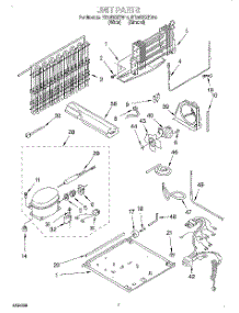 04 - Unit parts for Roper Refrigerator RT20DKXEW10 from AppliancePartsPros.com