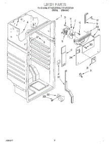 02 - Liner parts for Roper Refrigerator RT14ZKXEW00 from AppliancePartsPros.com