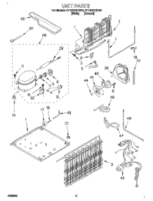 06 - Unit, Lit / Optional parts for Roper Refrigerator RT18BKXDN01 from AppliancePartsPros.com