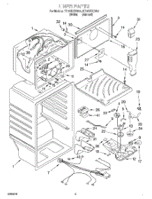 03 - Liner parts for Roper Refrigerator RT16VKXDN03 from AppliancePartsPros.com