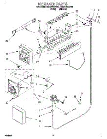 12 - Icemaker, Lit / Optional parts for Roper Refrigerator RS22AWXEN00 from AppliancePartsPros.com
