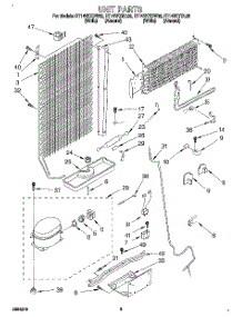 04 - Unit parts for Roper Refrigerator RT14VKXDL02 from AppliancePartsPros.com