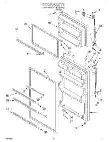02 - Door parts for Roper Refrigerator RT18EKREW02 from AppliancePartsPros.com