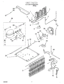 04 - Unit parts for Roper Refrigerator RT18EKREW02 from AppliancePartsPros.com