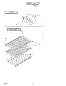 05 - Shelf, Lit / Optional parts for Roper Refrigerator RT18EKREW02 from AppliancePartsPros.com