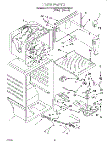 03 - Liner parts for Roper Refrigerator RT16DKXDW02 from AppliancePartsPros.com