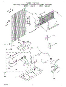 04 - Unit parts for Roper Refrigerator RT14ZKYGW01 from AppliancePartsPros.com