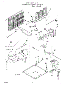 04 - Unit parts for Roper Refrigerator RT16DKXDN02 from AppliancePartsPros.com