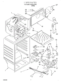 05 - Liner parts for Roper Refrigerator RT18HDXDW04 from AppliancePartsPros.com