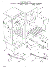 03 - Liner, Lit / Optional parts for Roper Refrigerator RT14DKXGW01 from AppliancePartsPros.com