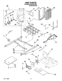 09 - Unit Parts parts for Roper Refrigerator RS25CGXTD00 from AppliancePartsPros.com