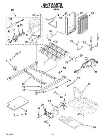 09 - Unit Parts parts for Roper Refrigerator RS25CFXTQ00 from AppliancePartsPros.com