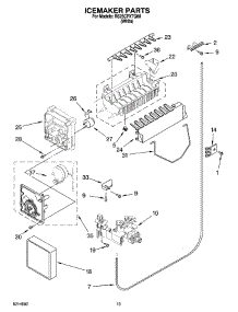 12 - Icemaker Parts, Optional Parts (Not Included) parts for Roper Refrigerator RS25CFXTQ00 from AppliancePartsPros.com