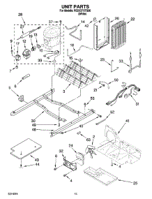 09 - Unit Parts parts for Roper Refrigerator RS22CFXTQ00 from AppliancePartsPros.com