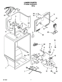 05 - Liner Parts parts for Roper Refrigerator RT18AKXKQ70 from AppliancePartsPros.com