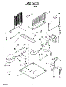 06 - Unit Parts, Optional Parts parts for Roper Refrigerator RT18AKXKQ70 from AppliancePartsPros.com