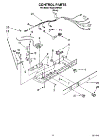 11 - Control Parts parts for Roper Refrigerator RS22AQXMQ01 from AppliancePartsPros.com