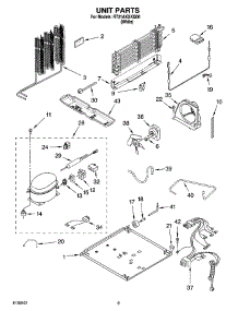 06 - Unit Parts, Optional Parts parts for Roper Refrigerator RT21AKXKQ06 from AppliancePartsPros.com