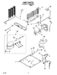 06 - Unit Parts, Optional Parts parts for Roper Refrigerator RT18AKXKQ09 from AppliancePartsPros.com