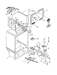 Liner parts for Roper Refrigerator RT18AKXKQ07 from AppliancePartsPros.com