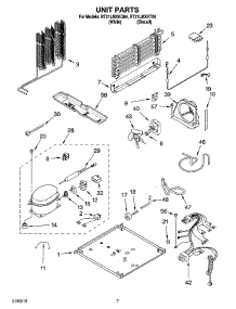 04 - Unit Parts parts for Roper Refrigerator RT21LMXKQ04 from AppliancePartsPros.com
