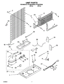 04 - Unit Parts parts for Roper Refrigerator RT14HDXPQ00 from AppliancePartsPros.com
