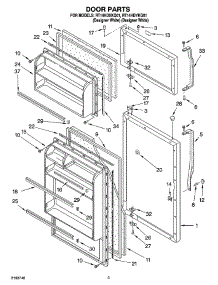 02 - Door Parts parts for Roper Refrigerator RT14HDYKQ01 from AppliancePartsPros.com