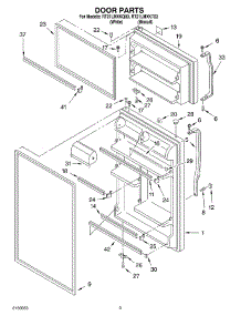 02 - Door Parts parts for Roper Refrigerator RT21LMXKT03 from AppliancePartsPros.com