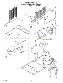 06 - Unit Parts, Optional Parts parts for Roper Refrigerator RT18AKXKT04 from AppliancePartsPros.com