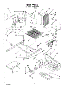 09 - Unit Parts parts for Roper Refrigerator RS25AEXLQ00 from AppliancePartsPros.com