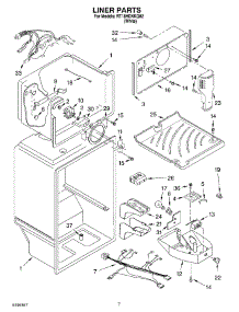 05 - Liner parts for Roper Refrigerator RT18HDXKQ02 from AppliancePartsPros.com